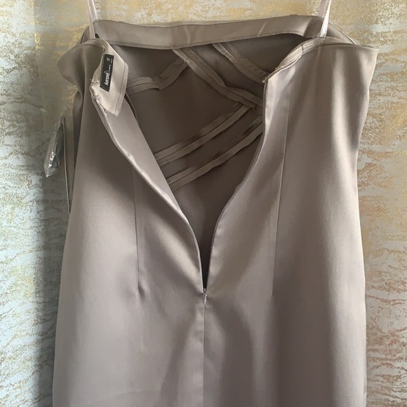 Kensie Pleated two Pockets Spaghetti Strap Cocktail Part Dress Women Size 10 - Picture 6 of 11